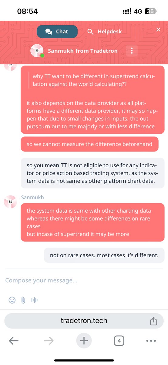 iyapaa's tweet photo. @Tradetron1 is not eligible to use for trade as a algo platform. Due to improper data. #algotrading #trading #tradetron https://t.co/cn9hUeC0pS