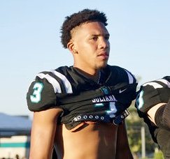 West Spotlight - Five prospects to watch during camp season:
Click here: bit.ly/49PZEU3
Three of them are QB Akili Smith Jr. (Lincoln), CB Dijon Lee Jr. (Mission Viejo), and (pictured) WR Lamason Waller (Sultana).
