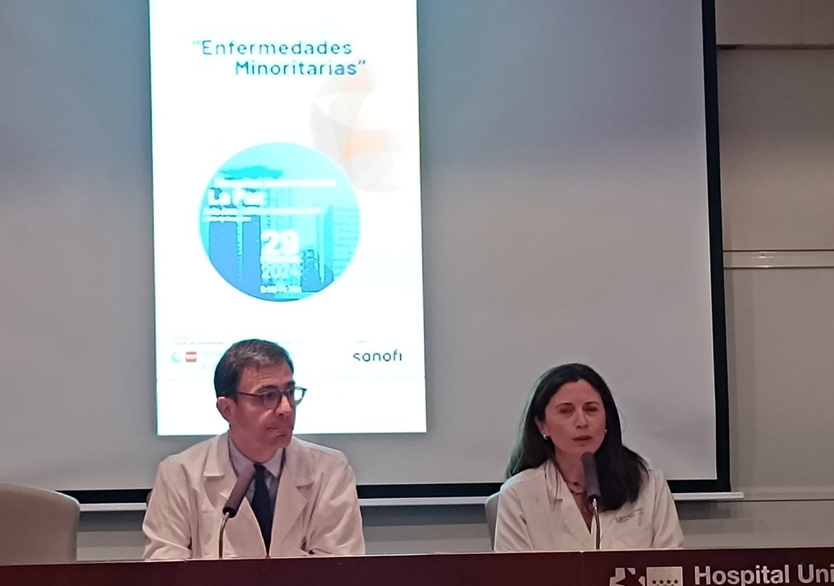 Arranca la jornada de Enfermedades Minoritarias en el @HospitalULaPaz  @INGEMM_HULP @AEGHgenetica