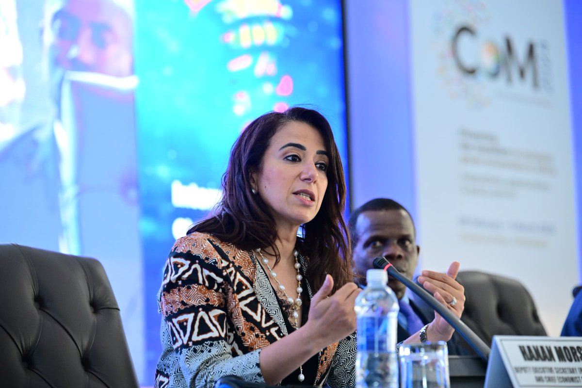 African countries need to strengthen public #debt management, curb illicit financial flows, develop domestic capital markets, and deepen international #tax cooperation for more resources to finance green and just transition @HananMorsy14 #CoM2024