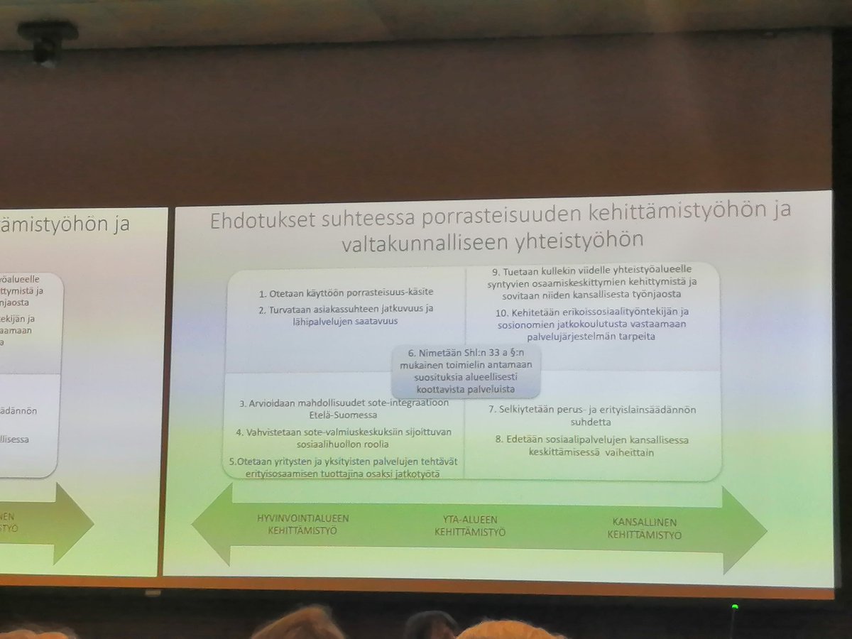 tanja_hg's tweet photo. Kiitos @PirjoMar ja @marjaheikkila2  Sosiaalihuollon porrasteisuusraportista sekä @riittasarkela kommenttipuheenvuorosta. Me pystymme edistämään raporin mukaista työtä, asiakastarpeet edellä. Aiempi mm. OT-työ hyödyksi. Soteintegraatio+Kansallinen koordinaatio+ohjaus tarpeen! https://t.co/KDsEbF1oZW