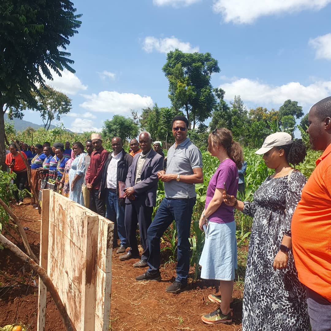 ELCT_ND_NCA's tweet photo. Wageni kutoka NCA (Mshauri wa NCA Tanzania kutoka NCA makao makuu Oslo Norway na Afisa kutoka NCA Tanzania) wakiwa katika ufuatiliaji wa miradi katika mashamba ya wakulima wanaopatikana katika vijiji vya Gedamar wilayani Babati mkoani Manyara.
@NcaTanzania 

#FSRH https://t.co/mLiypI7ZBG
