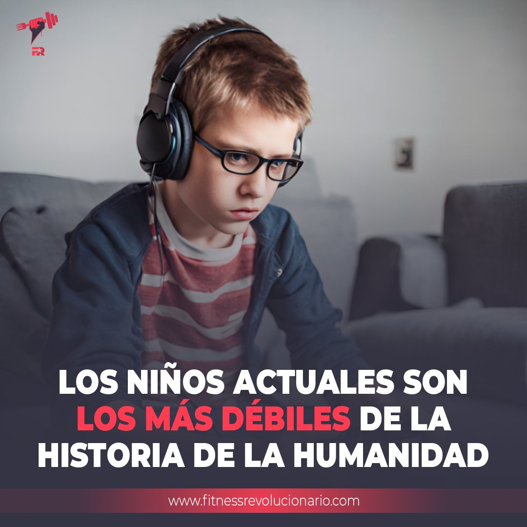 Los niños actuales son los más débiles de la historia de la humanidad.

Esto podría tener un impacto muy negativo en su salud futura, de ahí la importancia de incluir entrenamiento de fuerza desde edades tempranas (7-8 años).