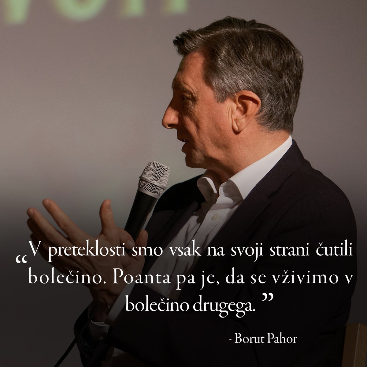 siposh's tweet photo. Gospod Borut Pahor o pomembnem koraku v procesu sprave. #sprava #pomiritev #slovenija #preteklost #kratkifilm #nebesa #nebesapodtriglavom https://t.co/6COVrbvP7B