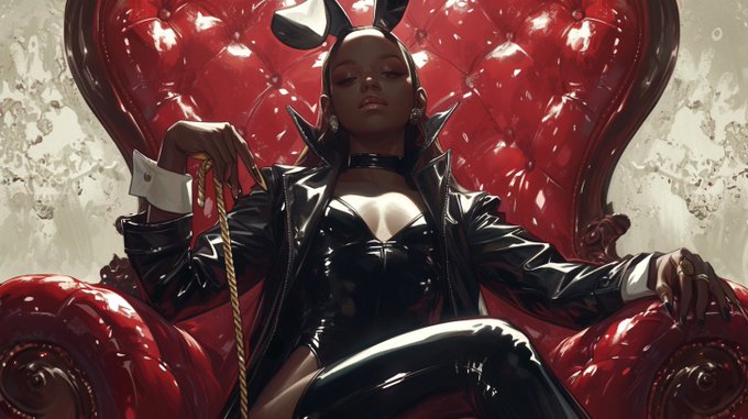 &ldquo;H.B.I.C&rdquo; 🪢👠🖤👸🏾  #AIart #ArtificialIntelligenceArt #midjourney #DigitalArt #girls #bunnies #AIgeneratedArt #ropebunny #shibari #concept #snake #tattoo #shibari #bdsm #mistress #dominatrix<a href="/tag/aiart"class="tags">#AIart</a><a href="/tag/artificialintelligenceart"class="tags">#ArtificialIntelligenceArt</a><a href="/tag/midjourney"class="tags">#midjourney</a><a href="/tag/digitalart"class="tags">#DigitalArt</a><a href="/tag/girls"class="tags">#girls</a><a href="/tag/bunnies"class="tags">#bunnies</a><a href="/tag/aigeneratedart"class="tags">#AIgeneratedArt</a><a href="/tag/ropebunny"class="tags">#ropebunny</a><a href="/tag/shibari"class="tags">#shibari</a><a href="/tag/concept"class="tags">#concept</a><a href="/tag/snake"class="tags">#snake</a><a href="/tag/tattoo"class="tags">#tattoo</a><a href="/tag/shibari"class="tags">#shibari</a><a href="/tag/bdsm"class="tags">#bdsm</a><a href="/tag/mistress"class="tags">#mistress</a><a href="/tag/dominatrix"class="tags">#dominatrix</a>