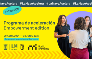 👩‍💻Nuevo programa de @LaNaveMadrid para startups apostando por el talento de mujeres emprendedoras

Aprovecha esta oportunidad para acelerar tu modelo de negocio con ayuda de expertos y pasa a formar parte del #EcosistemaMI y #ComunidadLN🌐

Inscríbete📲lanavemadrid.com/programas/empo…