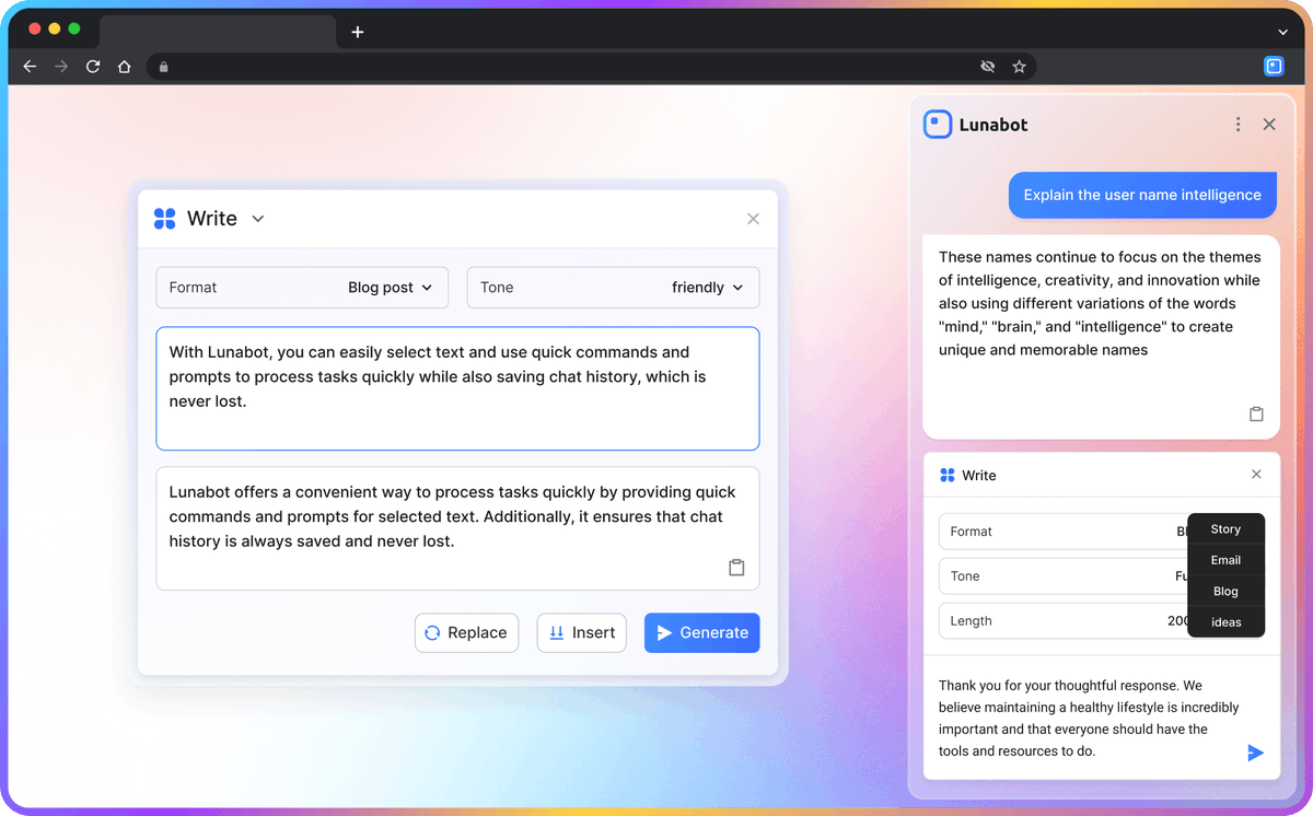 lunabotai's tweet image. #LunaBot - Your Personal AI Innovator! 🤖 Ignite creativity, spark innovation, and let LunaBot redefine the way you think. Unleash the possibilities at lunabot.ai #AICreativeMind #LunaBotInnovates