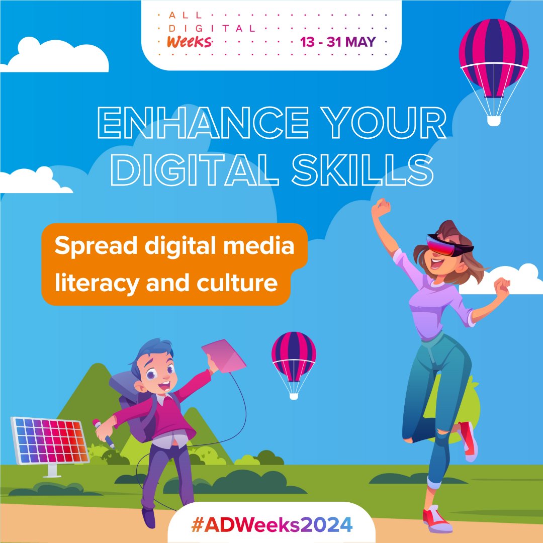 Empowering individuals with #DigitalMediaLiteracy and promoting a tech-savvy culture is crucial in today's interconnected world. Let's bridge the digital divide and ensure everyone has access to digital education. #ADWeeks2024 #DigitalCulture.