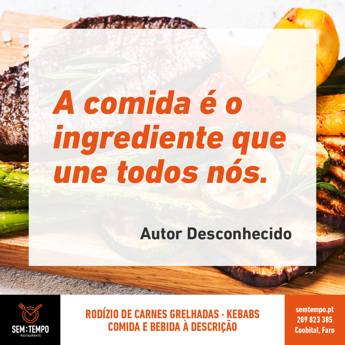 RestauranteSem's tweet photo. No Sem:Tempo, celebramos a conexão humana através da comida! Cada prato é uma experiência de união, um momento que partilhamos à mesa. Junte-se a nós nesta celebração de sabores! 🍽️👬 https://t.co/5WtJBhkEhX