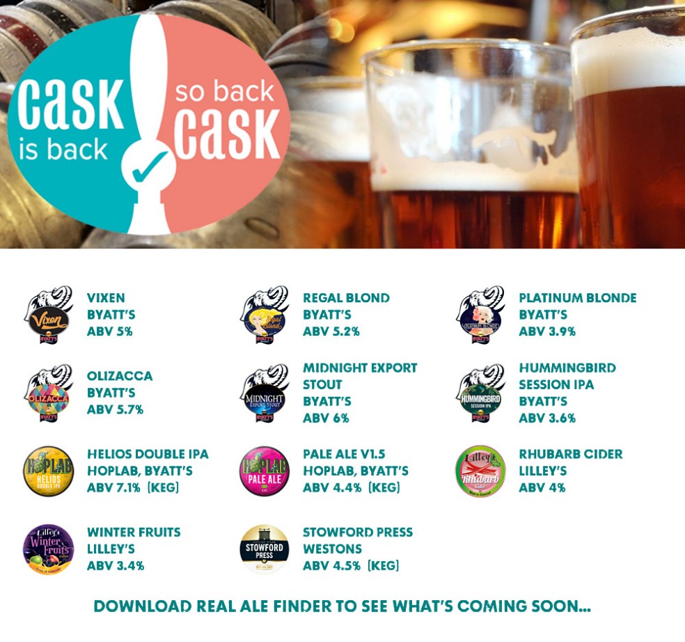 ByattsBrewery's tweet photo. On the bar today 4-9pm 

Beer Board: https://t.co/YKqWvcprwW

#CaskIsBack @ByattsBrewery @lilleyscider @covcamra
#RealAleFinder https://t.co/0vk7vMfOE5