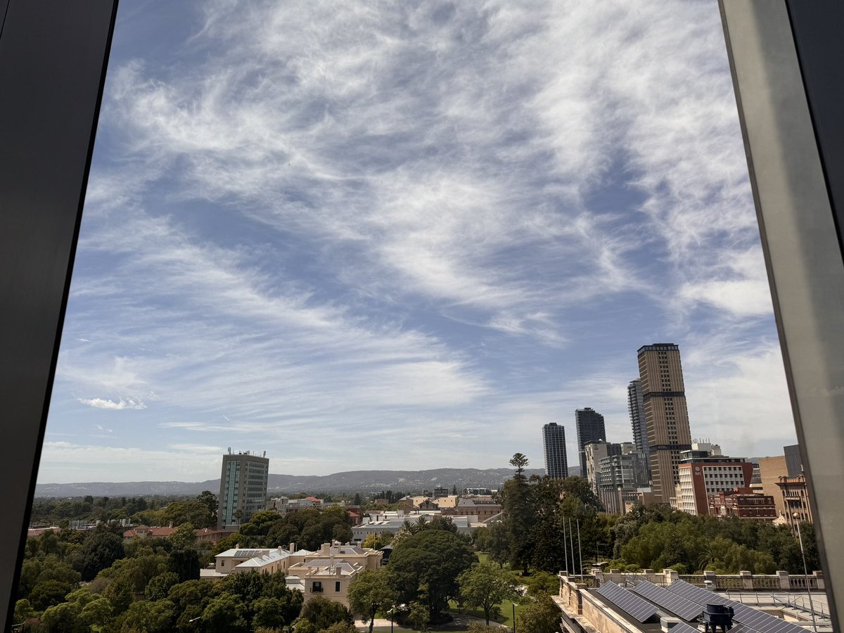 Very excited to deliver my first #physics class at <a href="/flinders/">Flinders University</a> festival plaza building today. 
So nice to see excited students too learning physics in a classroom surrounded by beautiful views!