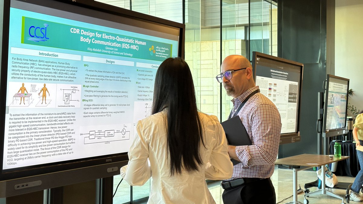 KAUST_News's tweet image. #KAUST has hosted an exceptional group of students for the 6-week Microelectronics Winter Camp #MEWC. Their poster presentations demonstrate their passion, growth and the exciting contributions they are ready to make in the field.
#CEMSE