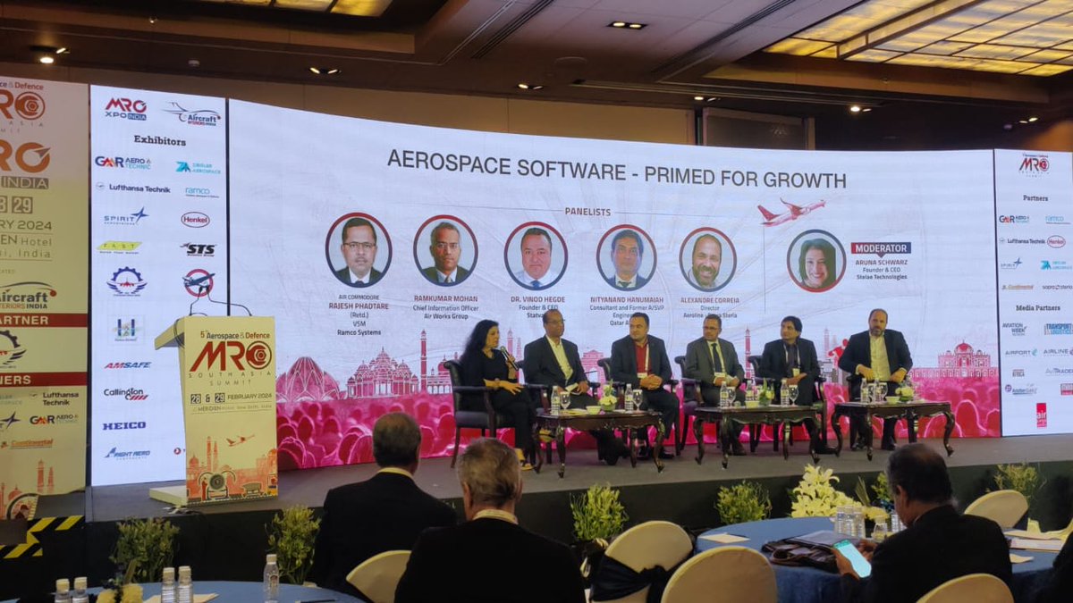 RamcoSystems's tweet image. #TeamRamco has made a mark at the 5th MRO South Asia Summit 2024 in New Delhi. We brewed some interesting conversations and the showcase of our next-gen aviation solutions was well received. Here are some snippets from the event.
#MROsoftware #MROSAS2024 #EventHighlights