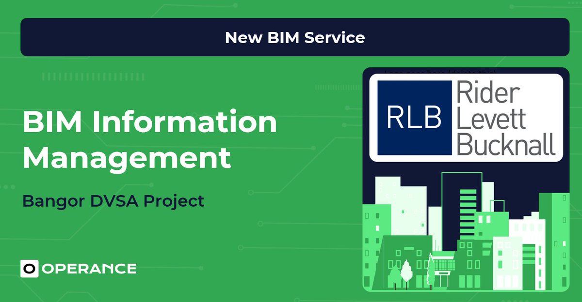 NEW BIM Customer 🥳

We're supporting @rlb_uk with BIM information management for the Bangor DVSA project.

#ConTech #Construction #BIM #BuildingInformationModelling