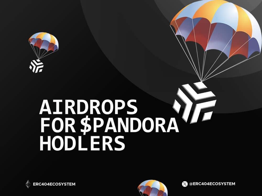 CONFIRMED AIRDROPS TO $PANDORA HOLDERS.

Pandora holders have been getting first mover advantages with other #ERC404NFT projects airdropping their tokens to #PANDORA OGs.

Here is a list of confirmed #airdrops  to Pandora holders👇🧵