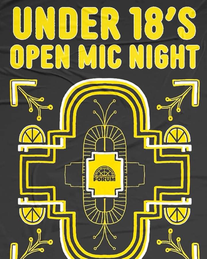 March 7th for our next Under 18s Open Mic Night - full info on the website! 🎶