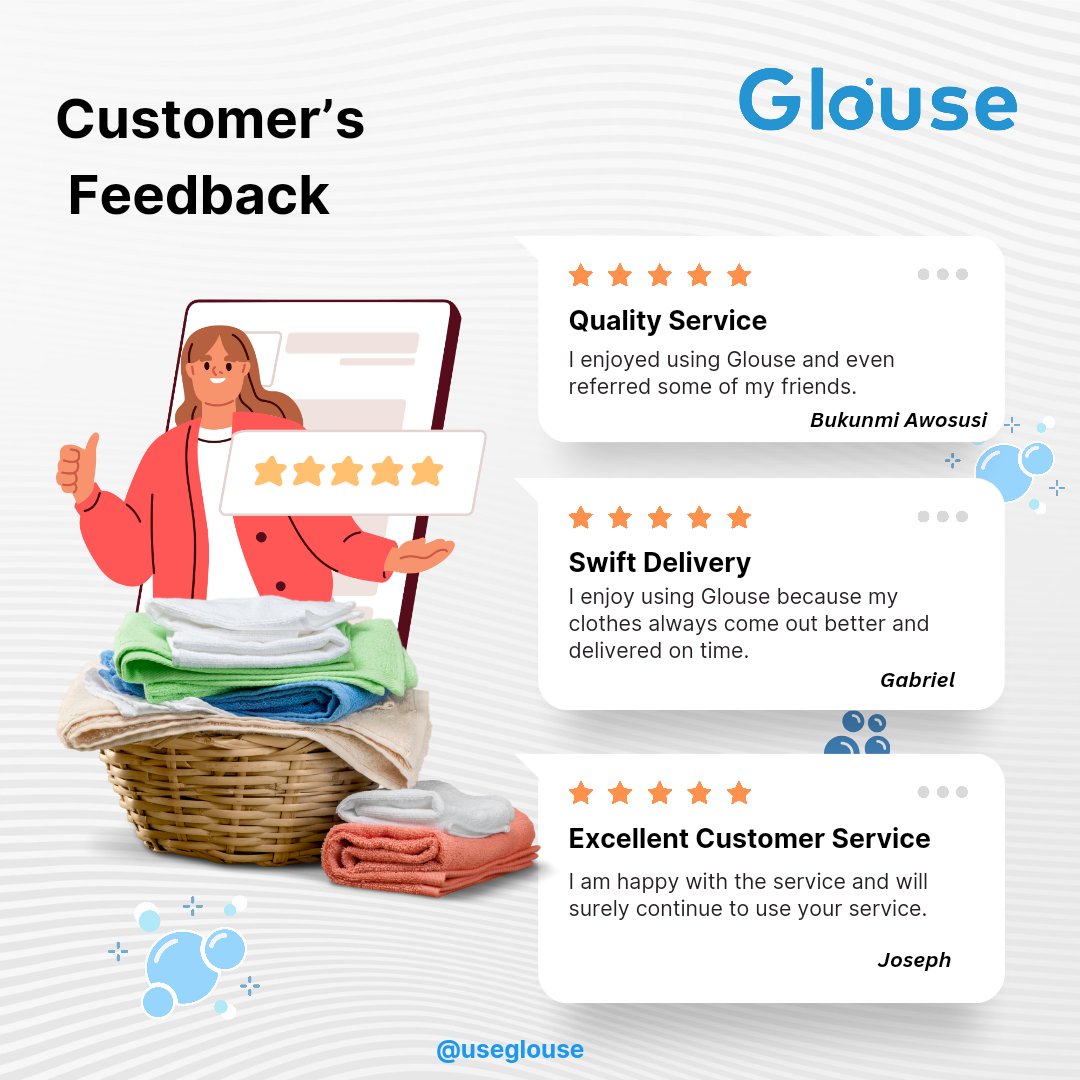 Here are feedbacks from some of our customer! 🌟 
Thank you for trusting us with your laundry. Your positive reviews inspire us to keep providing quality service.

Send a DM today to request a pickup of your laundry and enjoy satisfying service.🎆
 #LaundryService #DryCleanears