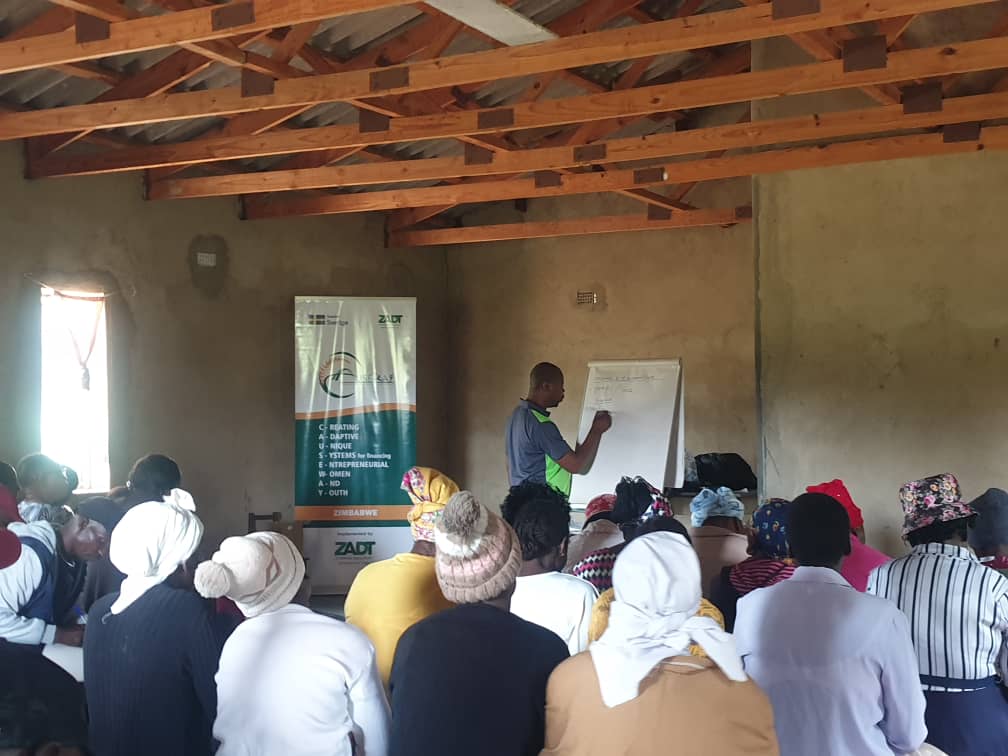 zadtonline's tweet photo. Exciting updates from our Sweden Embassy funded CAUSEWAY project! This week we have Access to Finance training sessions for farmers under the SNV Zambuko project in Ward 4 Hlanganani, Chiredzi District and Sesame for Life farmers in ward 29 Gutu District. #CAUSEWAYProject https://t.co/UADzWFCf5d