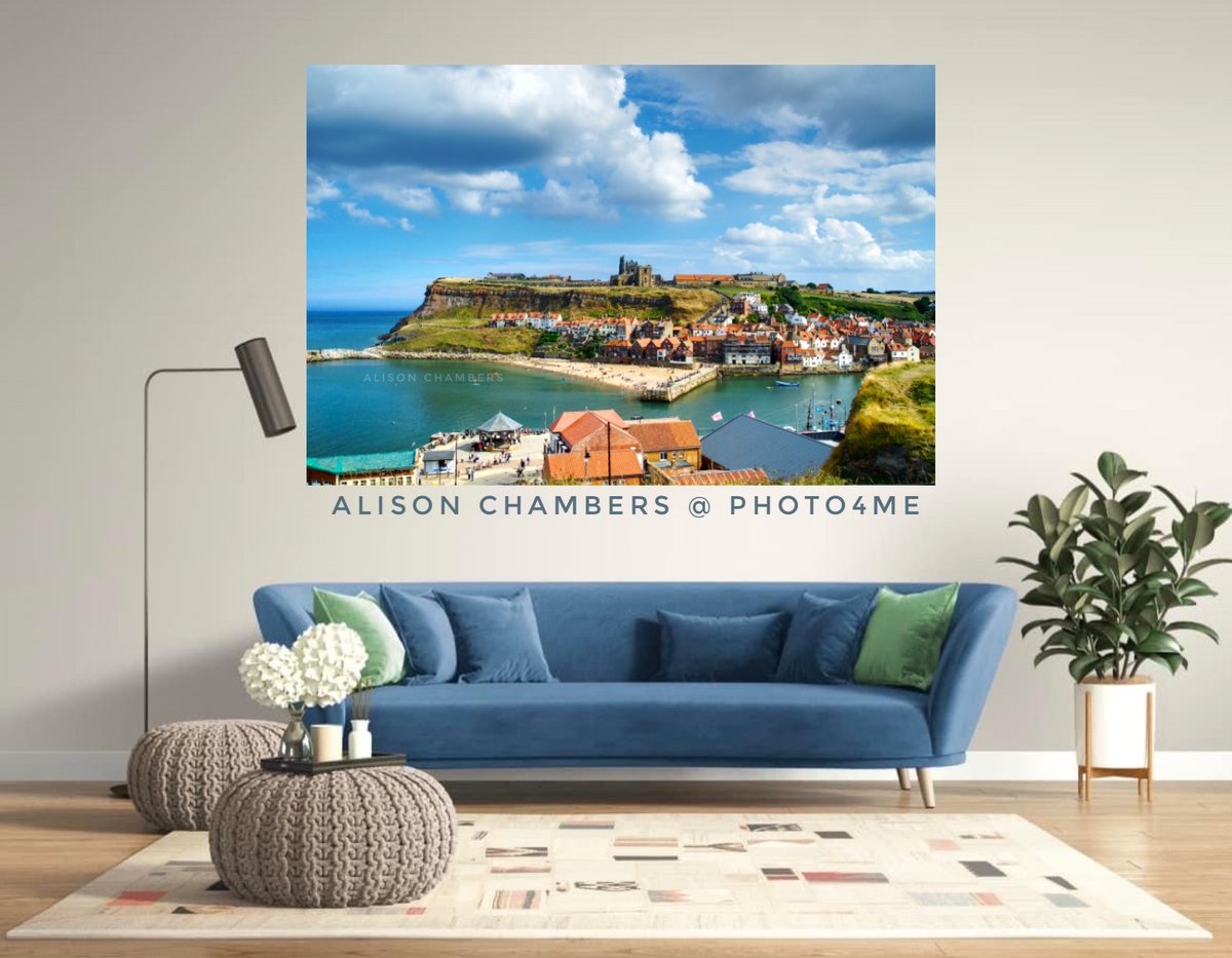 Whitby View©️. Available from; shop.photo4me.com/1311900 & alisonchambers2.redbubble.com & 2-alison-chambers.pixels.com #whitbywallart #whitbyprints #Whitbyphotography #whitbyabbey #whitbyharbour #Whitby