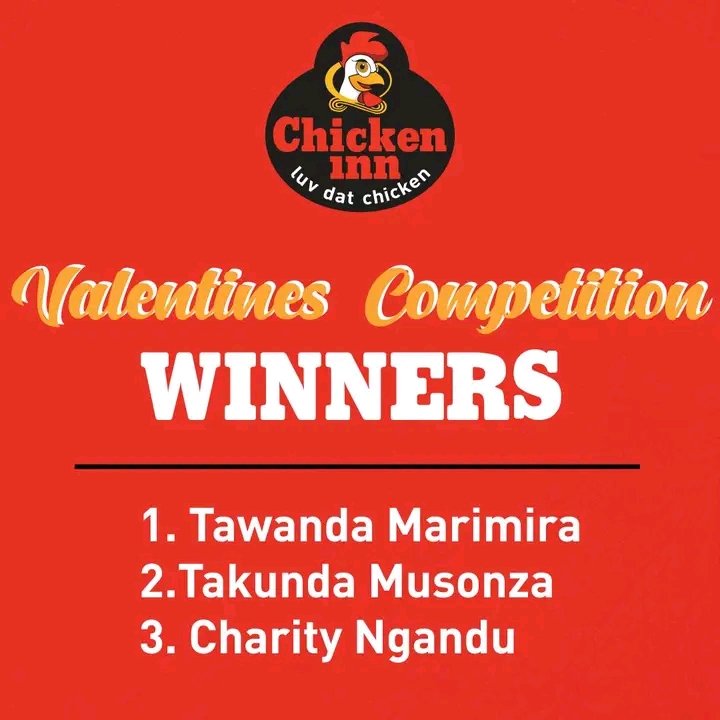 Congratulations to the winners of the Chicken Inn Valentine's competition! We're thrilled to have been a part of your special moments. #SpoilYourTruLuv #ChickenInnValentines #ValentineForHim #LuvDatChicken #LuvInEveryBite #ChickenInn