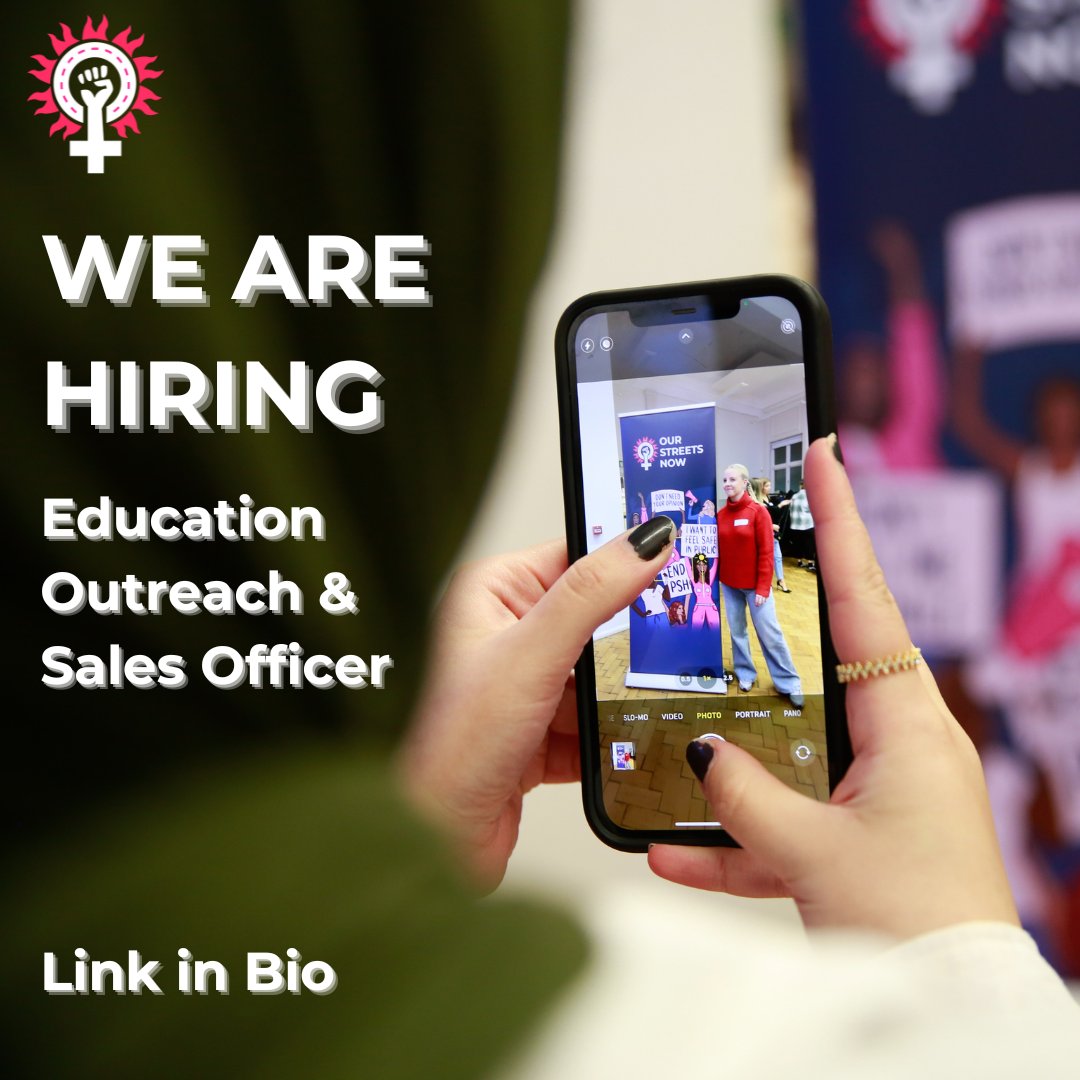 Our Streets Now is Hiring! The Our Streets Now programmes team is looking for a freelance Outreach and Sales
Officer! This is an exciting opportunity for a proactive individual with strong knowledge of the education sector and a background in sales or business development.