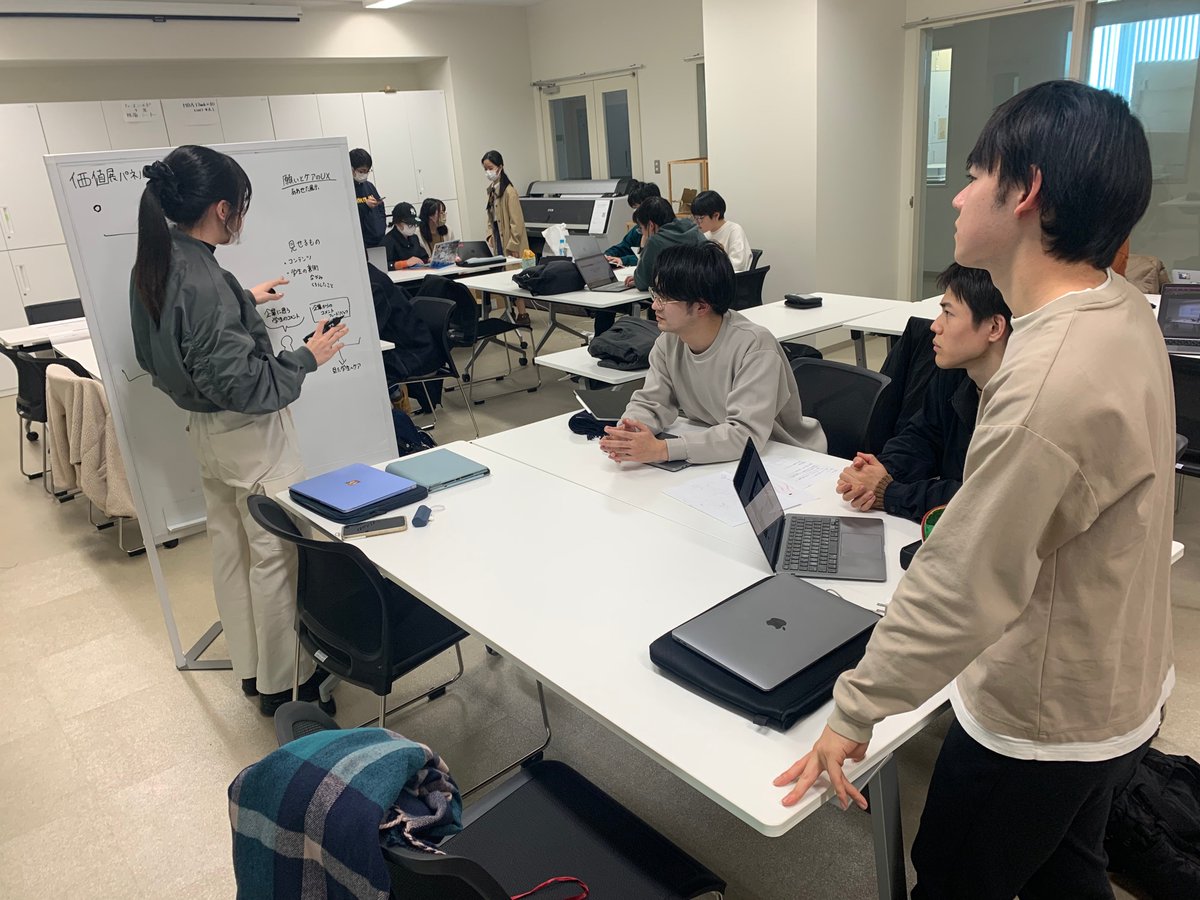 ux_kachi's tweet photo. #価値のカタチ展 開催間近となりました！

会場に来ていただける方、配信をご覧いただける方、皆さんに楽しんでいただけるようギリギリまで学生一同奮闘中です🏃‍♂️

飛び入り参加大歓迎ですのでぜひご検討ください！ https://t.co/o0AdwqlT9D