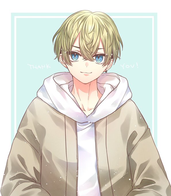 「bangs white hoodie」 illustration images(Latest)