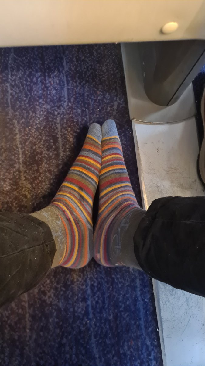 Wearing my stripey socks for #rarediseaseday2024. There are so many advocacy groups to follow to learn more about rare inherited metabolic disorders! @M4RareDiseases @NSPKU @BIMDG @JIMD_Editors #RareDiseaseDay