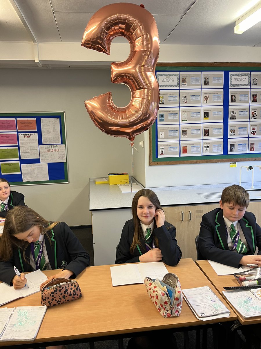 BbgYear7's tweet photo. All Year 7 birthdays are special, but when you only get a *real* birthday once every four years we have to make a real fuss! Happy birthday Phoebe- cake later!!! #LeapDay #3Today https://t.co/WdPSFHCVYO