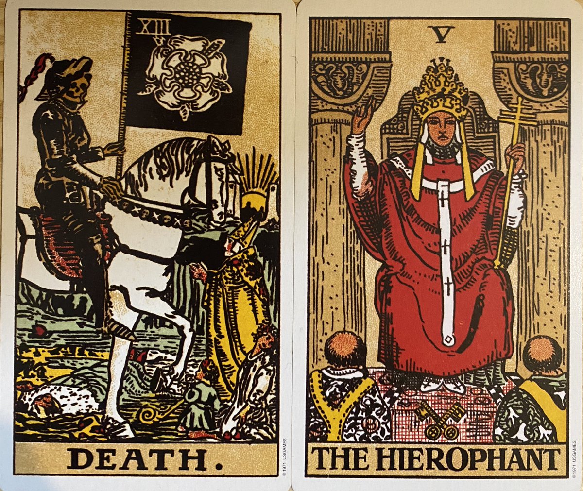 Within the heart of even the most established traditions and belief systems lie the seeds for their own future rebirth. #dailytarot #TarotReading #tarot