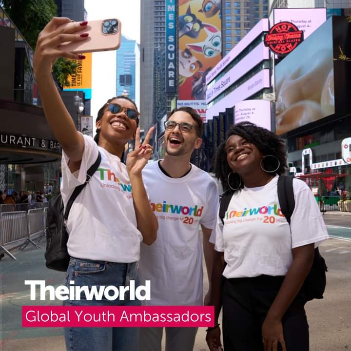 🚨 Applications for Theirworld's #GlobalYouthAmbassador programme are now OPEN! 🚨

Want to elevate your campaigning? Join a global community of youth activists?

Become one of our amazing youth ambassadors and help us #UnlockBigChange now: ow.ly/KXYO50QHKoF
