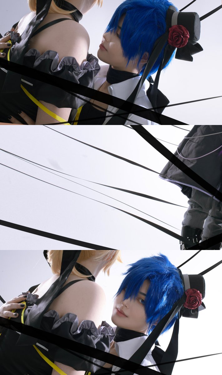 Chai_Yuri's tweet photo. 【コスプレ/cosplay】
 VOCALOID -  鏡音レン

𝐈𝐌𝐈𝐓𝐀𝐓𝐈𝐎𝐍 𝐁𝐋𝐀𝐂𝐊

🍌 @Chai_Yuri
🍨 @awik_000
🍆@13O314_

📸💕@meltingquin
#VOCALOID #鏡音レン #神威がくぽ #KAITO #コスプレ  #cosplay #IMITATIONBLACK https://t.co/fOUq1hfCuE