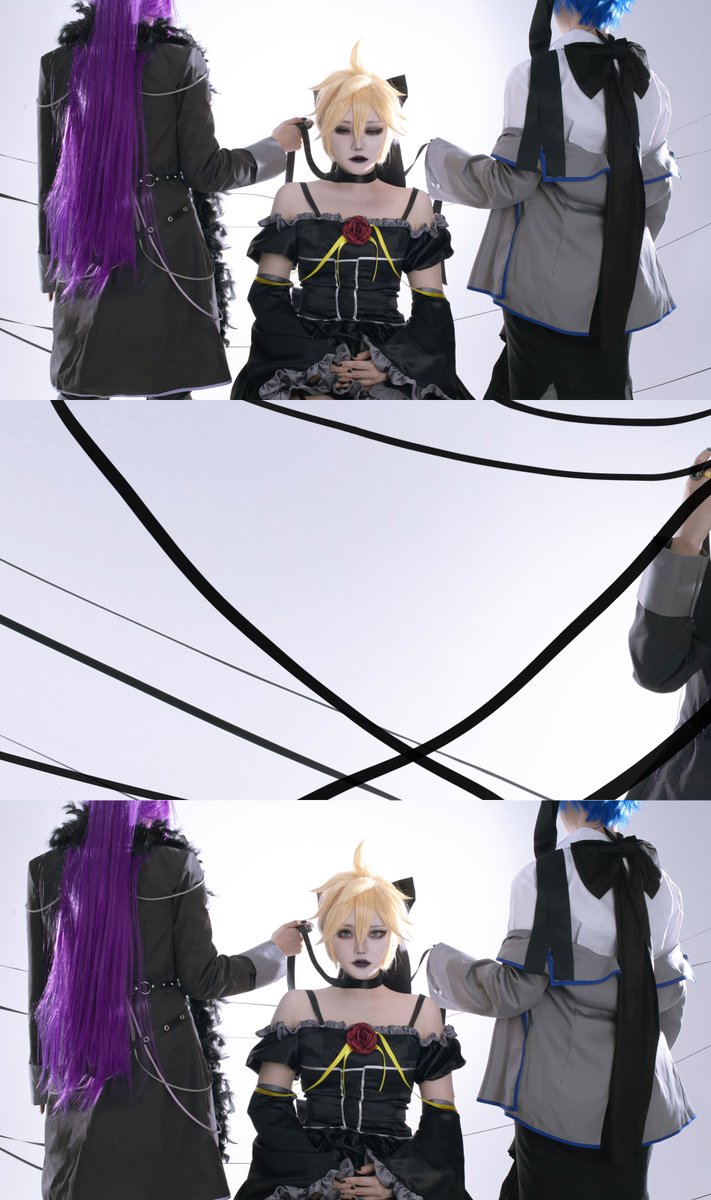 Chai_Yuri's tweet photo. 【コスプレ/cosplay】
 VOCALOID -  鏡音レン

𝐈𝐌𝐈𝐓𝐀𝐓𝐈𝐎𝐍 𝐁𝐋𝐀𝐂𝐊

🍌 @Chai_Yuri
🍨 @awik_000
🍆@13O314_

📸💕@meltingquin
#VOCALOID #鏡音レン #神威がくぽ #KAITO #コスプレ  #cosplay #IMITATIONBLACK https://t.co/fOUq1hfCuE