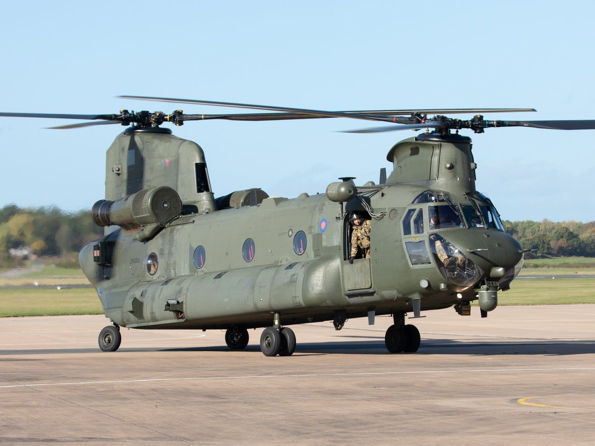 Chinook helicopters will be at and about @RAFShawbury during the next two weeks, partaking in essential training for the front line. While we train high-quality helicopter crews and Air Operations personnel, we also support the ongoing training of front line units and squadrons.