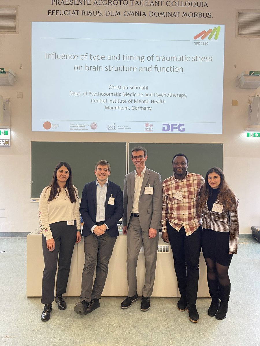 grk2350's tweet photo. #grk2350 team was at #DeGPT
had an amazing symposium with @ChrSchmahl and Prof. Dr. Paul Plener https://t.co/WFktpJvjxV
