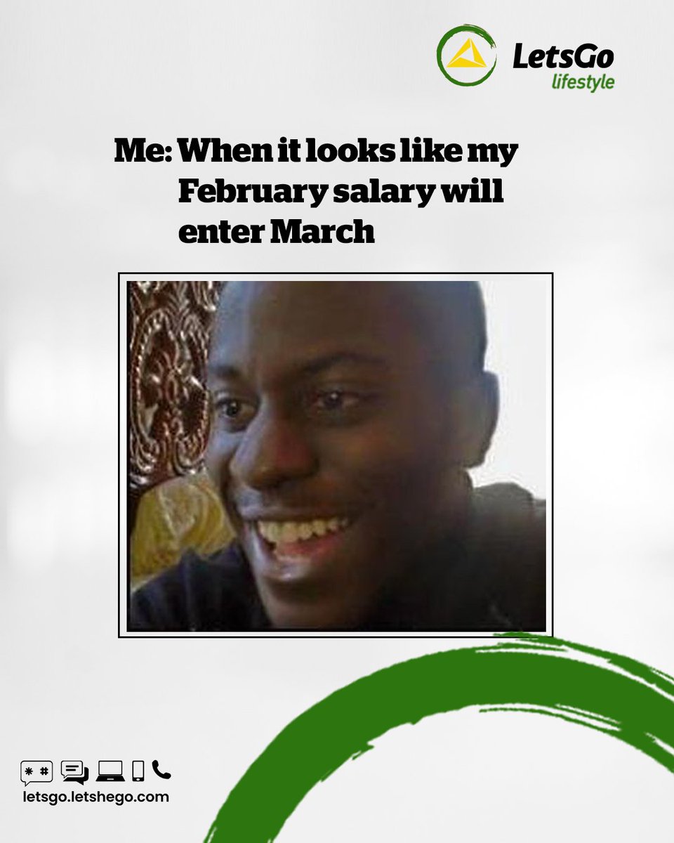 LetshegoNigeria's tweet image. Why is every month not like February?

Double tap if you can relate. 😊

#salaryearners #Letshego