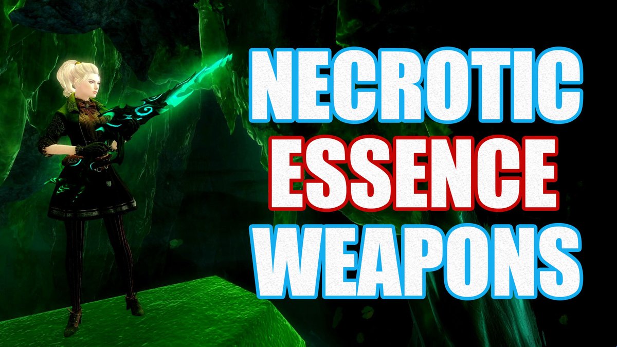 #GuildWars2 Check out the complete showcase of the new Necrotic Essence Weapons! 👉youtu.be/G-7txqO3L8w