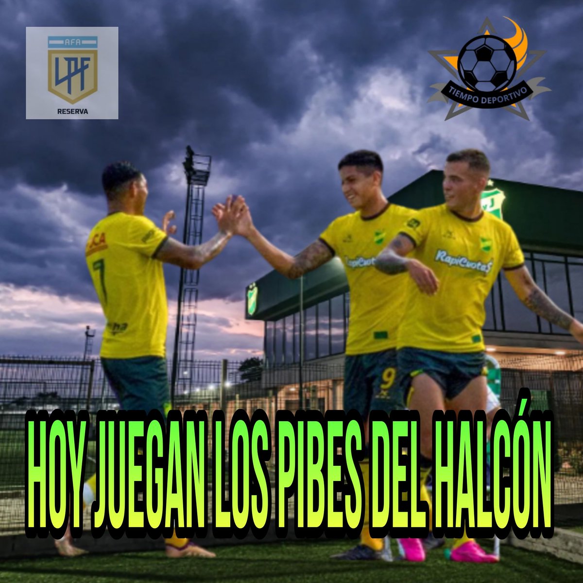 TiempoDeportiv8's tweet photo. #TorneoProyeccion 

#HoyJueganlosPibesDelHalcón

🆚 @clublanus 
⏰ 17 hs
🏟️ Campeones Del Mundo

#ElOrgulloSerDefensa  #DefensayJusticia #TorneoProyeccion #ReservaDefensa https://t.co/vHpfBb4tJj
