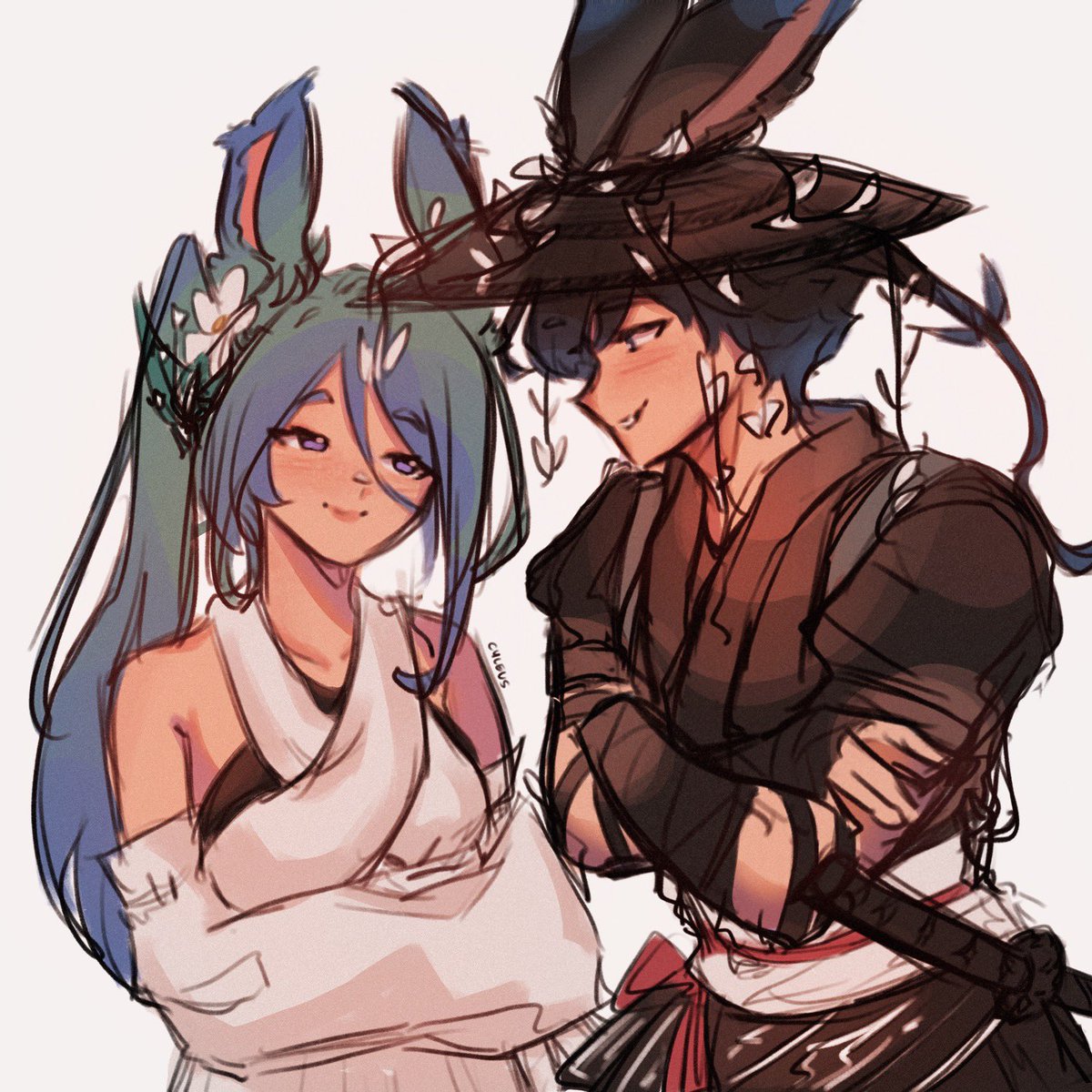 #oc lil’ ffxiv oc sketch