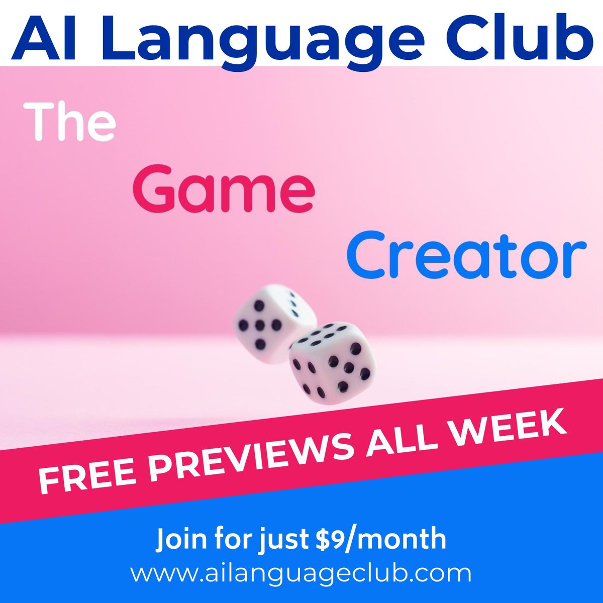 techforword's tweet image. When you play a game, often it doesn&apos;t even feel like you&apos;re studying! You&apos;re just having fun and learning from real-world contexts!

Ready for The Game Creator? Let&apos;s play!

👉 tfw.rocks/ShowcaseWeek 👈

#ShowcaseWeek #FreePreviews #AILanguageLearning