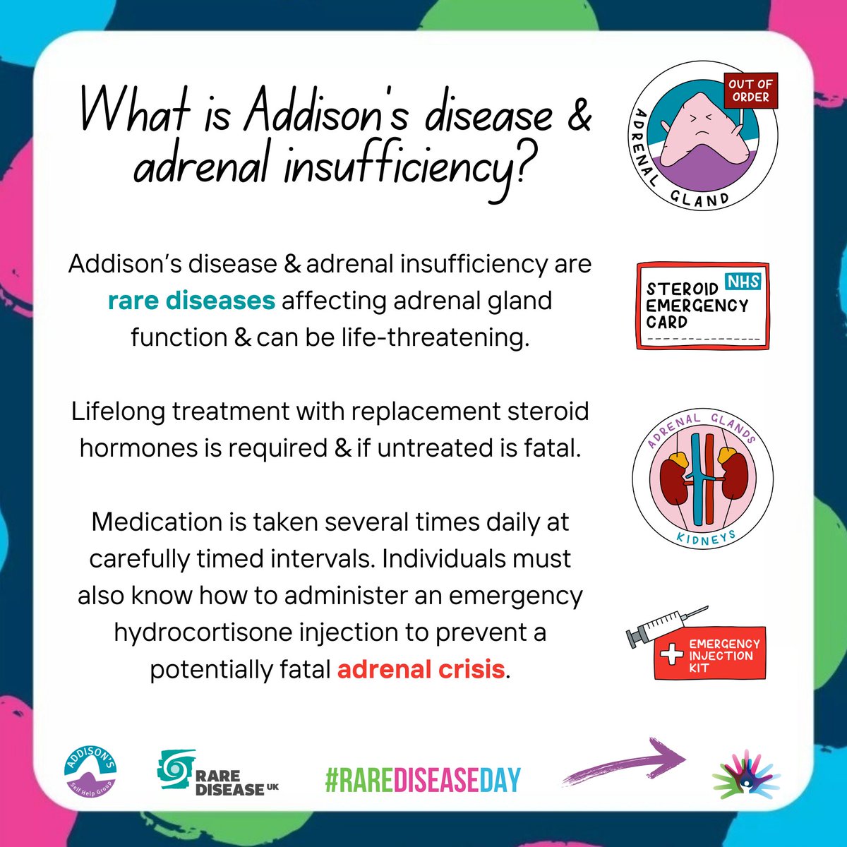 Addison's Disease Self-Help Group (ADSHG) tweet media