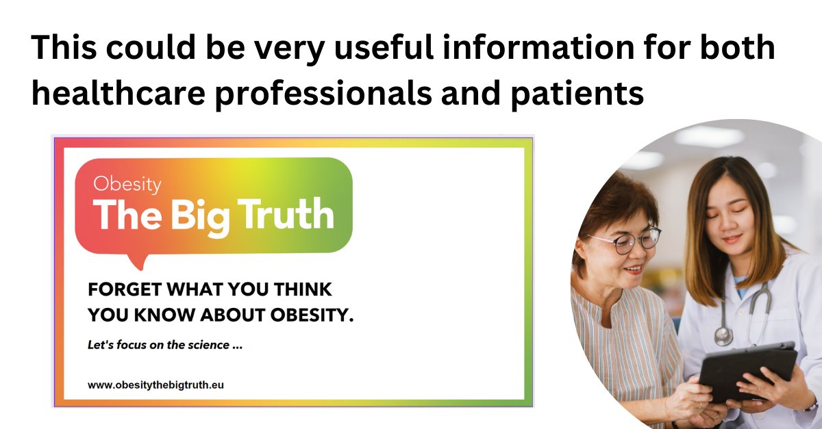 Dispelling the myths about #obesity and focusing on the #science. #addressingobesitytogether #wodeurope #obesitythebigtruth  #ObesityMyths #HealthFacts #HCPs