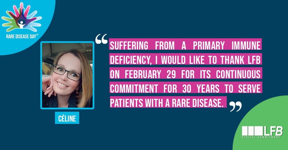 💚Today, 29 February 2024, is Rare Disease Day. Discover Céline's message below 👇
#rarediseaseday