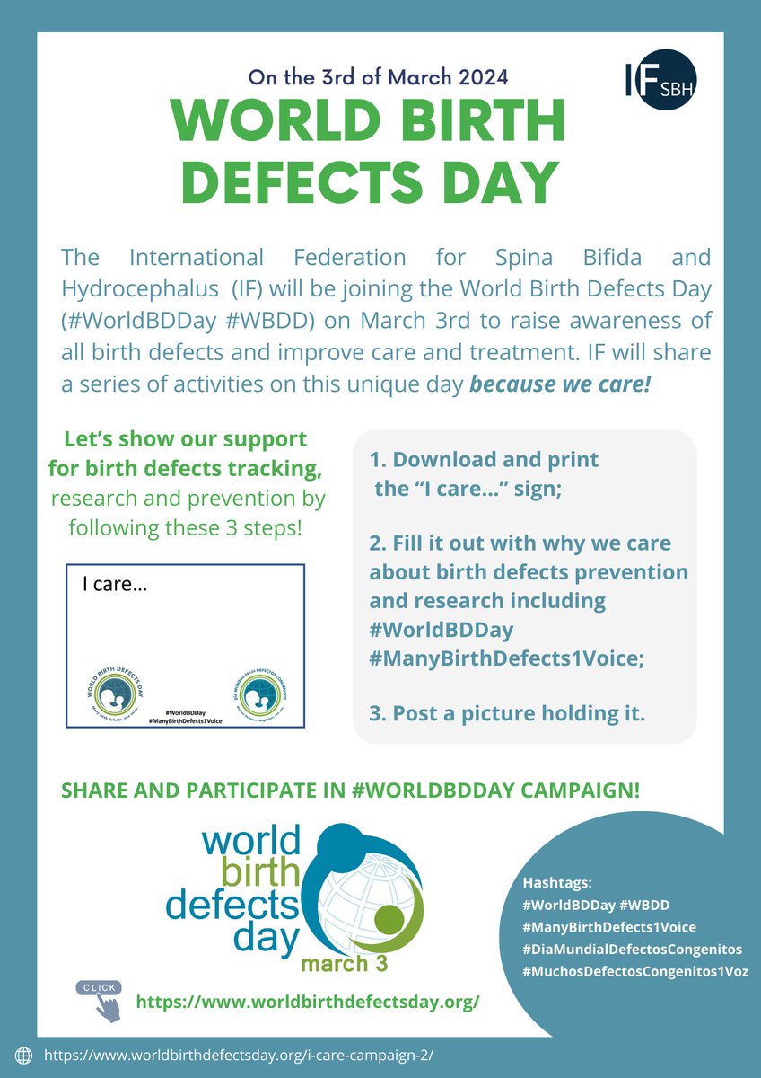 Large-scale food fortification, folic acid supplementation, and education are all strategies to reduce folic acid-preventable birth defects of the brain and spine. Join us to learn more during an insightful webinar on #WorldBDDay here: bit.ly/492K5Z2