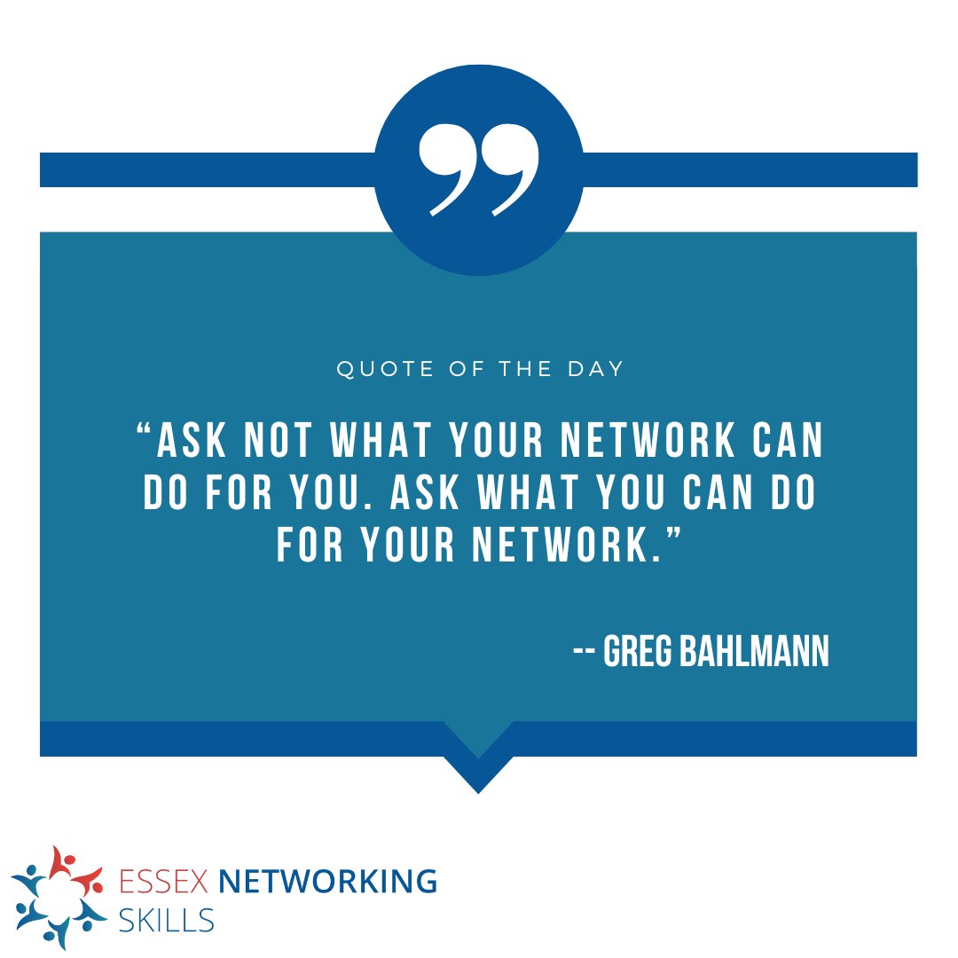Empower Your Network: It's About What You Can Give, Not Just What You Can Get🤝

essexnetworkingskills.com
mark@essexworkskills.co.uk
07951698363

#Networking #BusinessNetworking #ProfessionalNetwork #Essexnetworkingskills #contactus #networkmeeting #networkingessex #quoteoftheday
