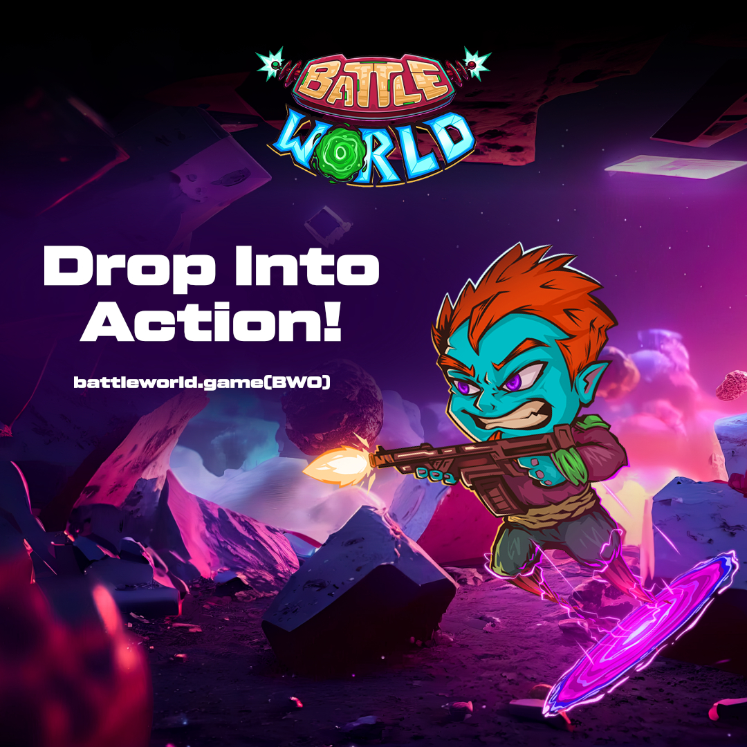 🪂 Drop Into Action! 🪂 The adrenaline starts pumping the moment you drop into your chosen zone. Are you ready to seize the day in #BattleWorld? Buy $BWO tokens to enhance your gaming journey: htx.com/en-us/trade/bw… #AdrenalineRush #DropIntoAction