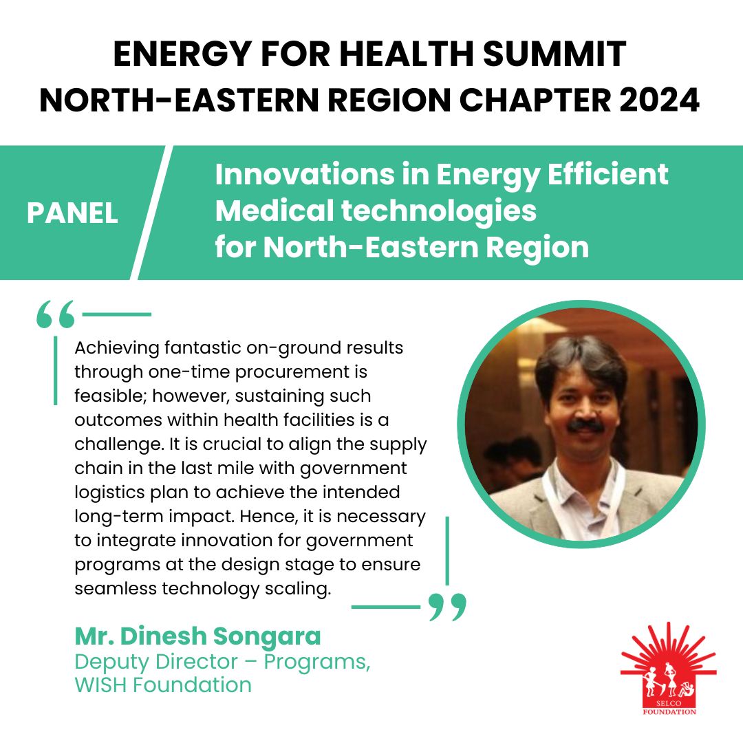 SELCOFoundation's tweet photo. #EnergyforHealth Summit | #NorthEasternRegion
Some insights from @jniranjan @PATHtweets @CCAMP_Bangalore @KshamaKothari @SocialAlphaIN @DineshSongara, @SanjoyHazarika3 for #innovation in energy efficient #medicaltechnology #NER
@IKEAFoundation
@HTParekhFoundation
@MDoNER_India https://t.co/ywFYyivnJm