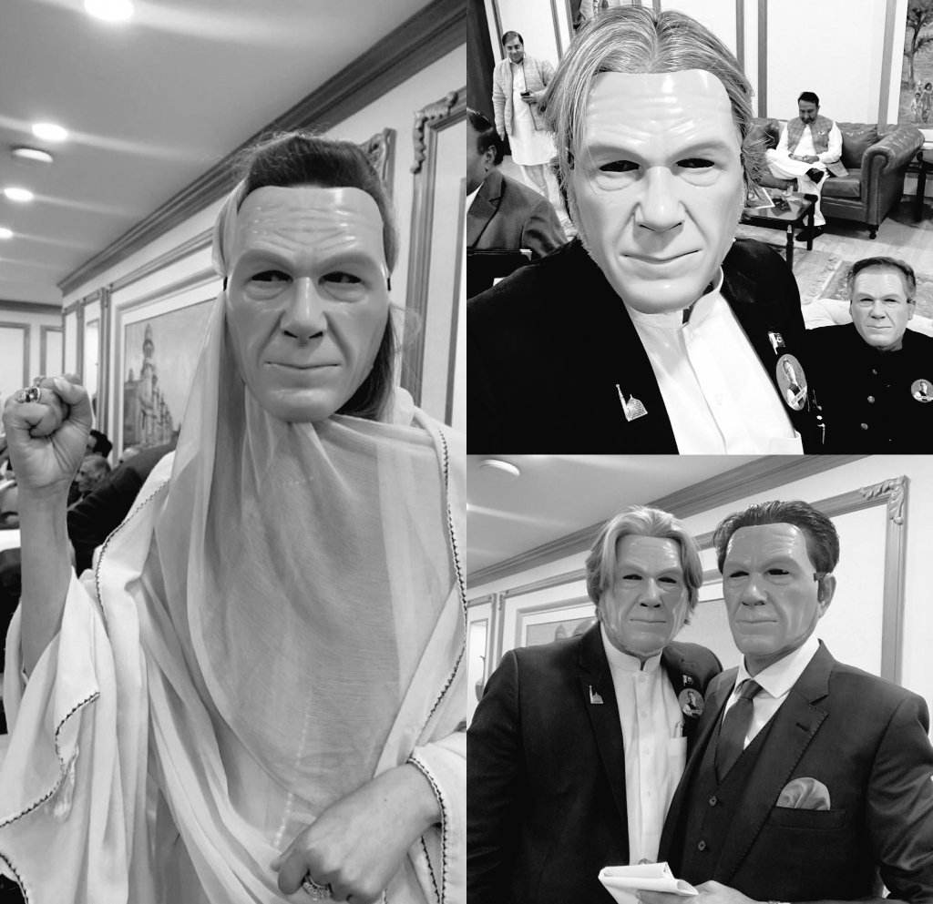 Members show up in their halloween costumes on the inaugural session of the national assembly

Islamabad 2024