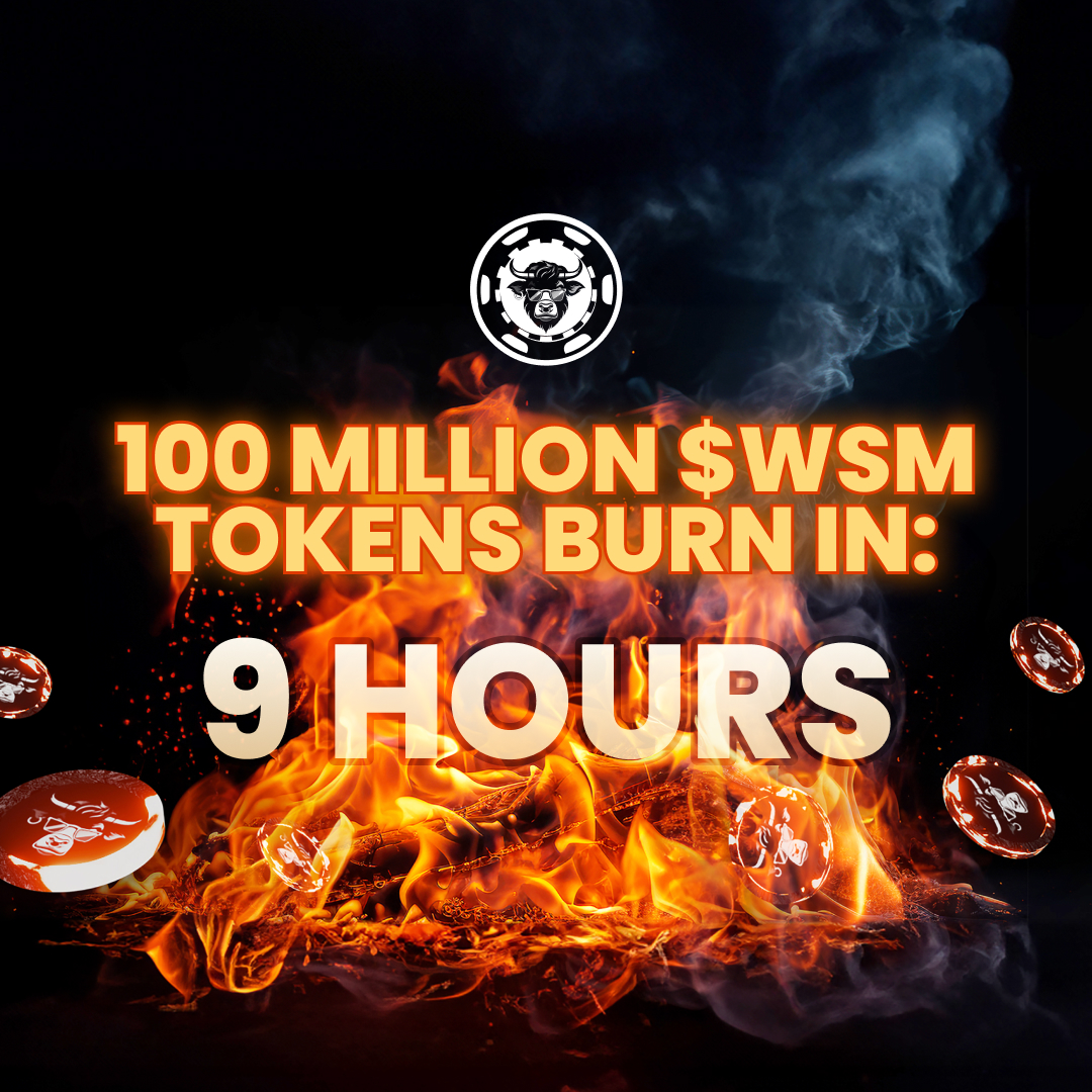 9 HOURS TO GO UNTIL OUR NET GAMING REVENUE BURN TAKES PLACE! 🔥 <a href="/wsmcasino/">WSM Casino</a> 

GET $WSM HERE ➡️ bitesly.io/b_WSMTW_BUY

Live countdown ➡️ web3.wsmcasino.com/en/dashboard