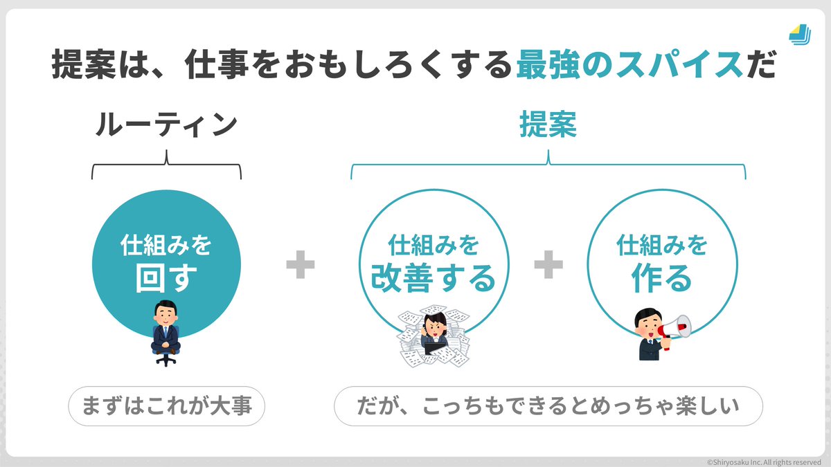 「提案」はなぜ必要なのか？